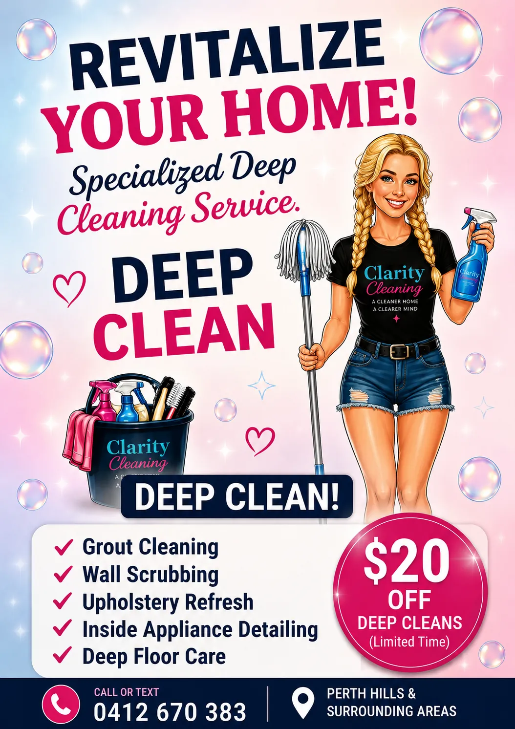Deep clean, seasonal reset